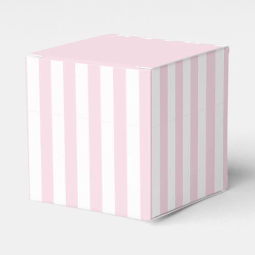 Pink and White Striped Favor Box