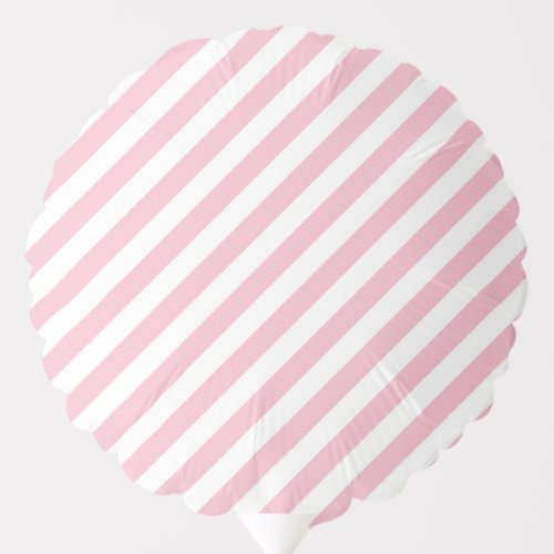 Pink and White Stripes Balloon