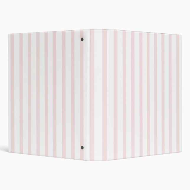 Pink and White Stripes Binder (Background)