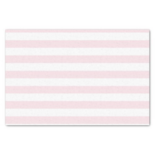 Pink and White Stripes Cute Girly Pattern Tissue Paper