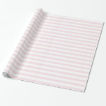 Pink and White Stripes Cute Girly Wrapping Paper<br><div class="desc">Pink and White Stripes Cute Girly Wrapping Paper</div>