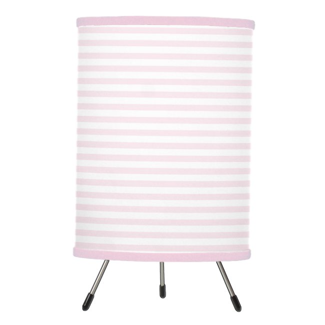 Pink and white stripes - Lamp