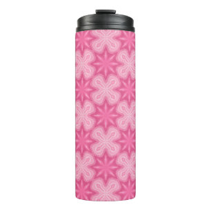 Pink And White Thermal Tumbler