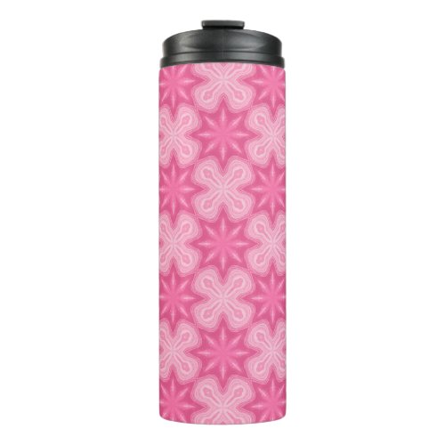 Pink And White Thermal Tumbler