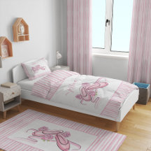 Pink and White Watercolor Stripes 