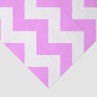 Pink and White Zigzag Tissue Paper