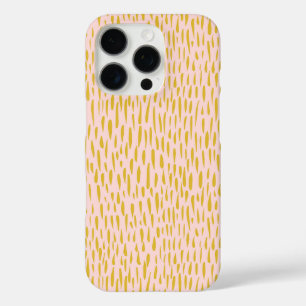 Pink and Yellow Animal Print iPhone 16 Pro Case