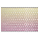 Pink and Yellow Asanoha (small scale) Fabric