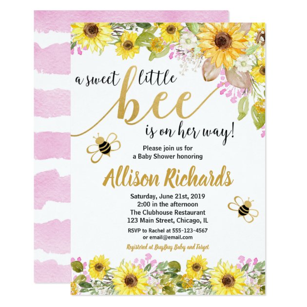 Party Supplies 30 Invitations Baby Girl Shower Personalised