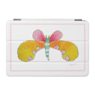 Pink and Yellow Buttercup Butterfly iPad Case