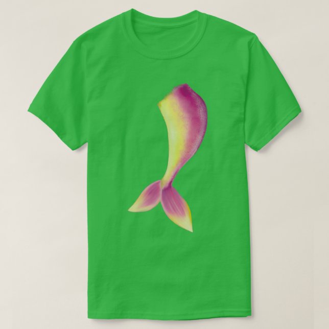 Pink and yellow caudal fin T-Shirt (Design Front)