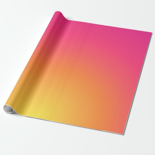 Pink and yellow colors of sunset Wrapping Paper