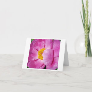 Pink and Yellow Floral Note Card