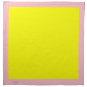 Pink and Yellow Napkins