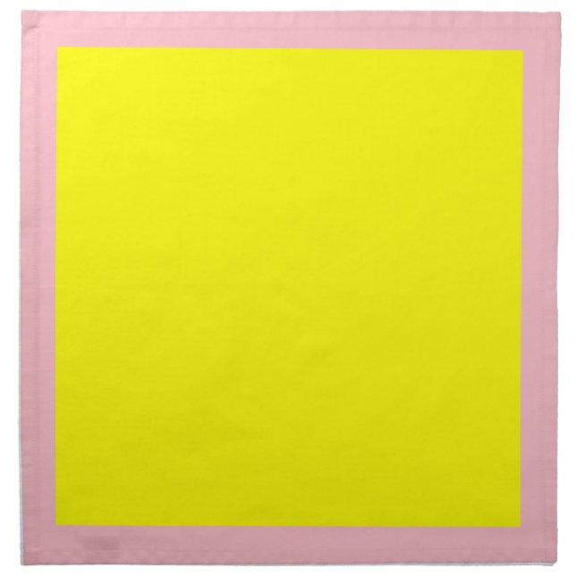 Pink and Yellow Napkins (Front)