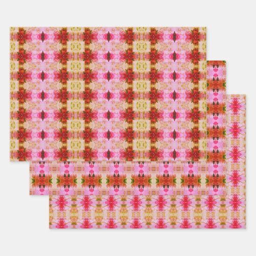 Pink And Yellow Shelf Liner Or Drawer Liners Wrapping Paper Sheets