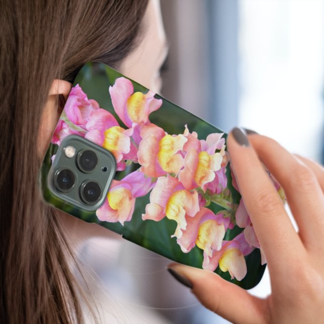 Pink and Yellow Snapdragon Floral Case-Mate iPhone Case (In Situ)