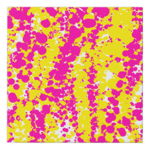 Pink and Yellow Spatter
