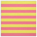Pink and Yellow Stripes Fabric