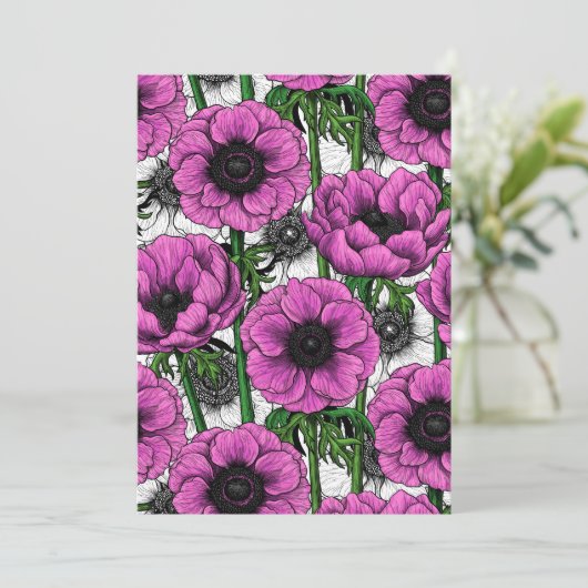 Pink anemone garden (Standing Front)