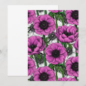 Pink anemone garden (Front/Back)