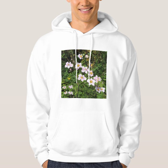 Pink Anemones Hoodie (Front)
