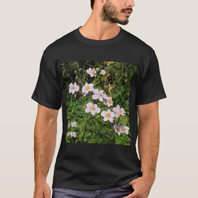 Pink Anemones T-Shirt (Front)