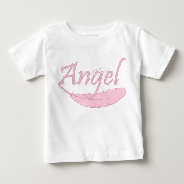 Pink Angel Baby T-Shirt (Front)