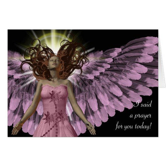 Pink Angel Card