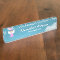 Pink Angel Desk Nameplate