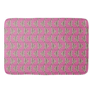 Pink Angel Fish Bath Mat