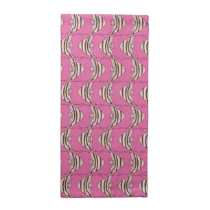 Pink Angel Fish Cloth Napkin