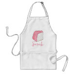 Pink Angel Food Cake Slice Baking Personalized Adult Apron