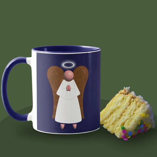 Pink Angel, Guardian Angel Mug (Pink Guardian Angel mug & Cake)