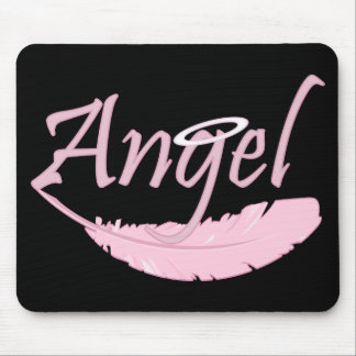 Pink Angel Mouse Pad
