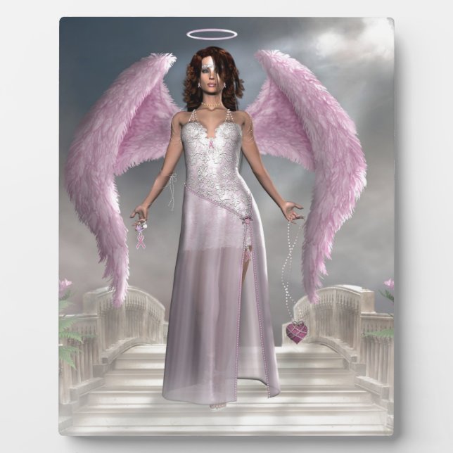 Pink Angel of Hope Products Plaque (Front)