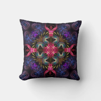 Pink Angels Purple Wings Fantasy Cushion Pillow