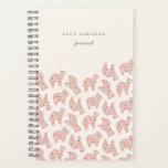 Pink Animal Cookies With Sprinkles Journal at Zazzle