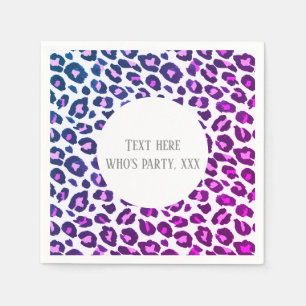 pink animal print, Leopard ,cheetah Napkins