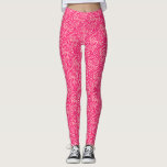 Pink Animal Print Tiger Stripes Leggings<br><div class="desc">Modern and fun leggings with hand drawn pattern of tiger stripes in pink.</div>