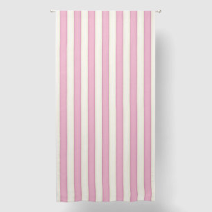 Pink & Antique White Stripes 96" Blackout Curtains