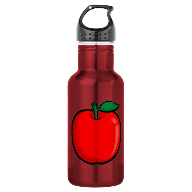 Pink Apple Water Bottle (Front)