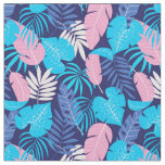 Floral Abstract Aqua Fabric | Zazzle.com