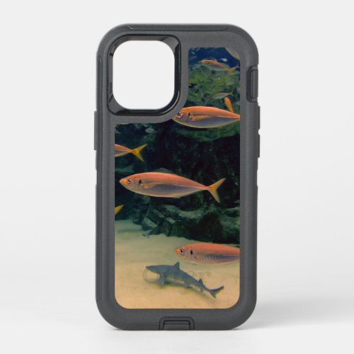 Pink Aquarium Fish OtterBox Defender iPhone 12 Mini Case