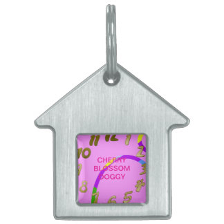 Pink Arch Framed Pet Tag