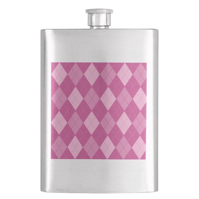 Pink Argyll Flask (Front)
