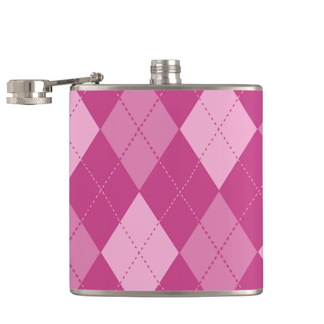 Pink Argyll Flask (Opened)