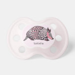 Pink Armadillo Pacifier at Zazzle