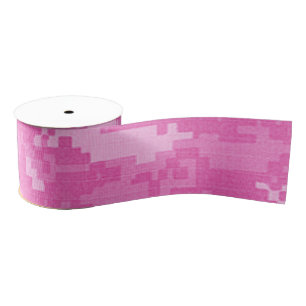 Pink ARMY ACU Camo Camouflage 3" Ribbon Spool