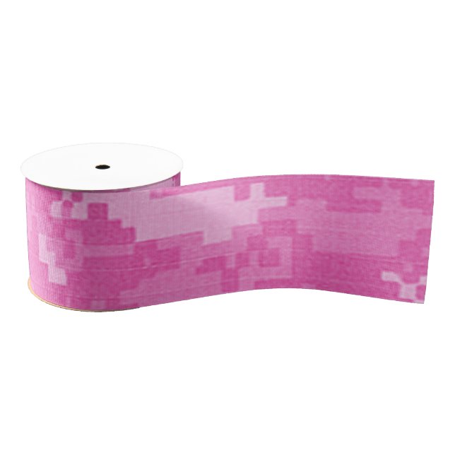 Pink ARMY ACU Camo Camouflage 3" Ribbon Spool (Spool)